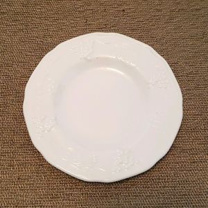 Small plate milk glass harvest pattern